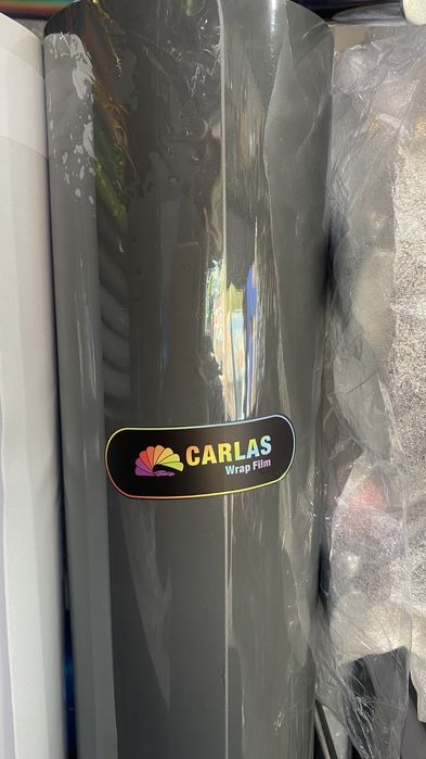 Вінілова плівка сірий глянець , плівка для автомобіля сіра глянцева.