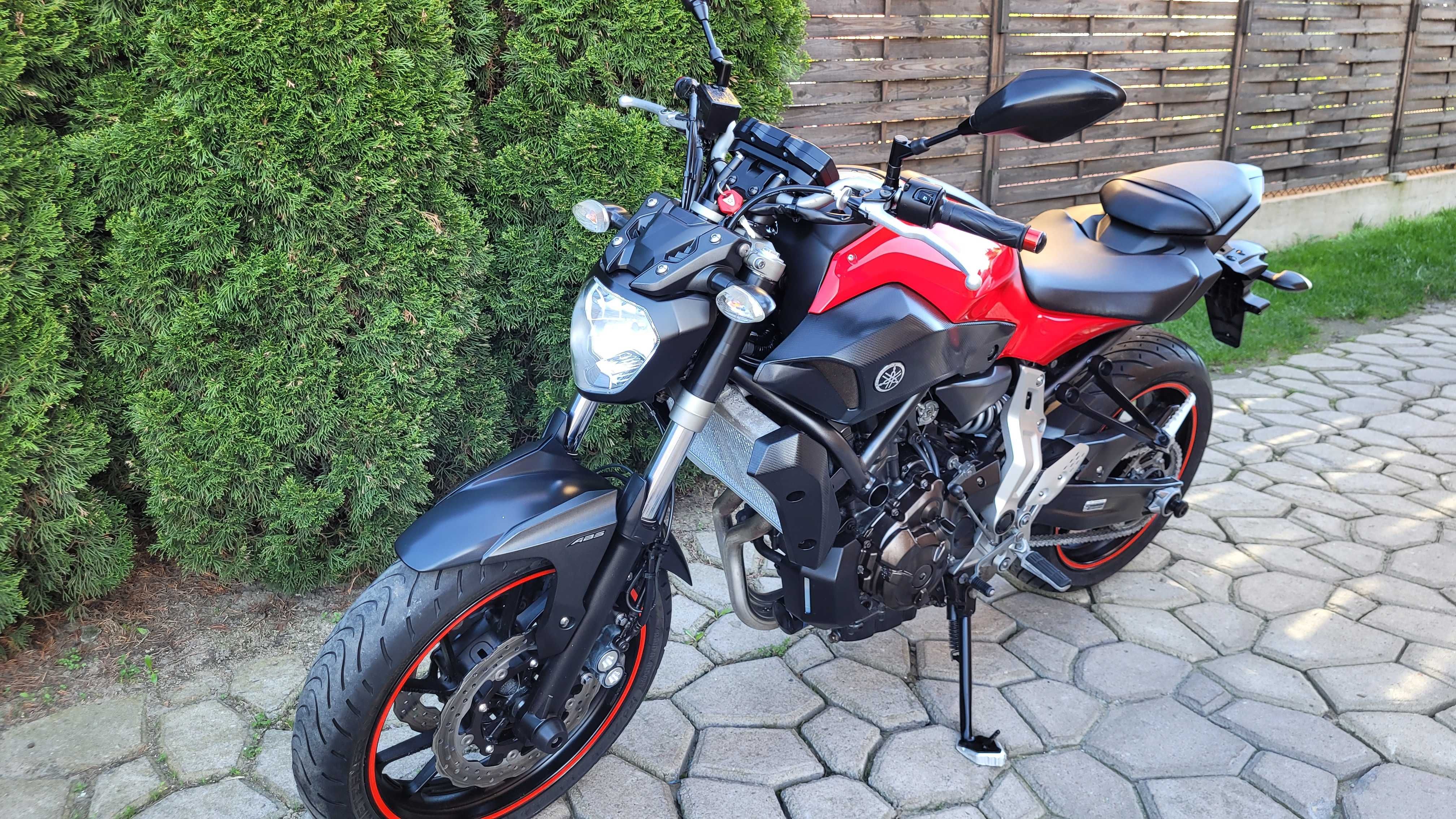 Yamaha MT 07  z Niemiec tylko 38tyś.km ( mt07 tracer )