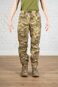 Женские штаны вафелька рипстоп зсу пиксель мм14 ВСУ армейские зеленые