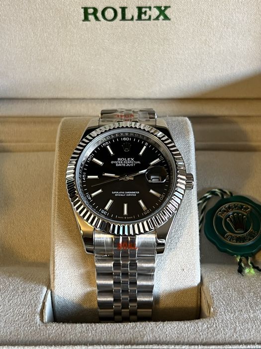 Rolex Oyster Perpetual Datejust Silver/Black