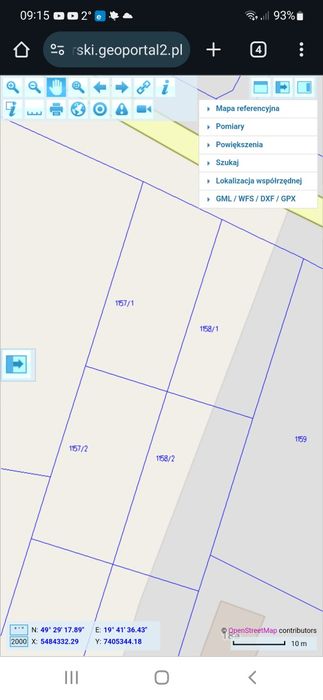 Dzialka budowlana Jabłonka