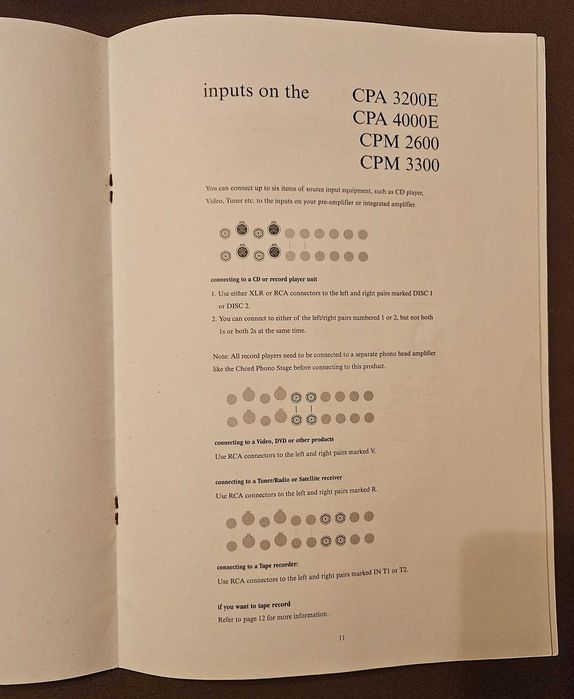 CHORD CPM 2600 Amplificador integrado