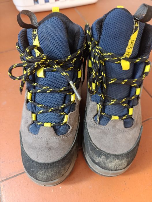 Botas caminhada criança