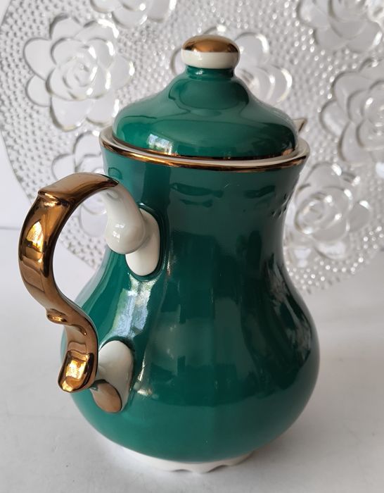 Dzbanek do kawy Karolina  piękna stara porcelana