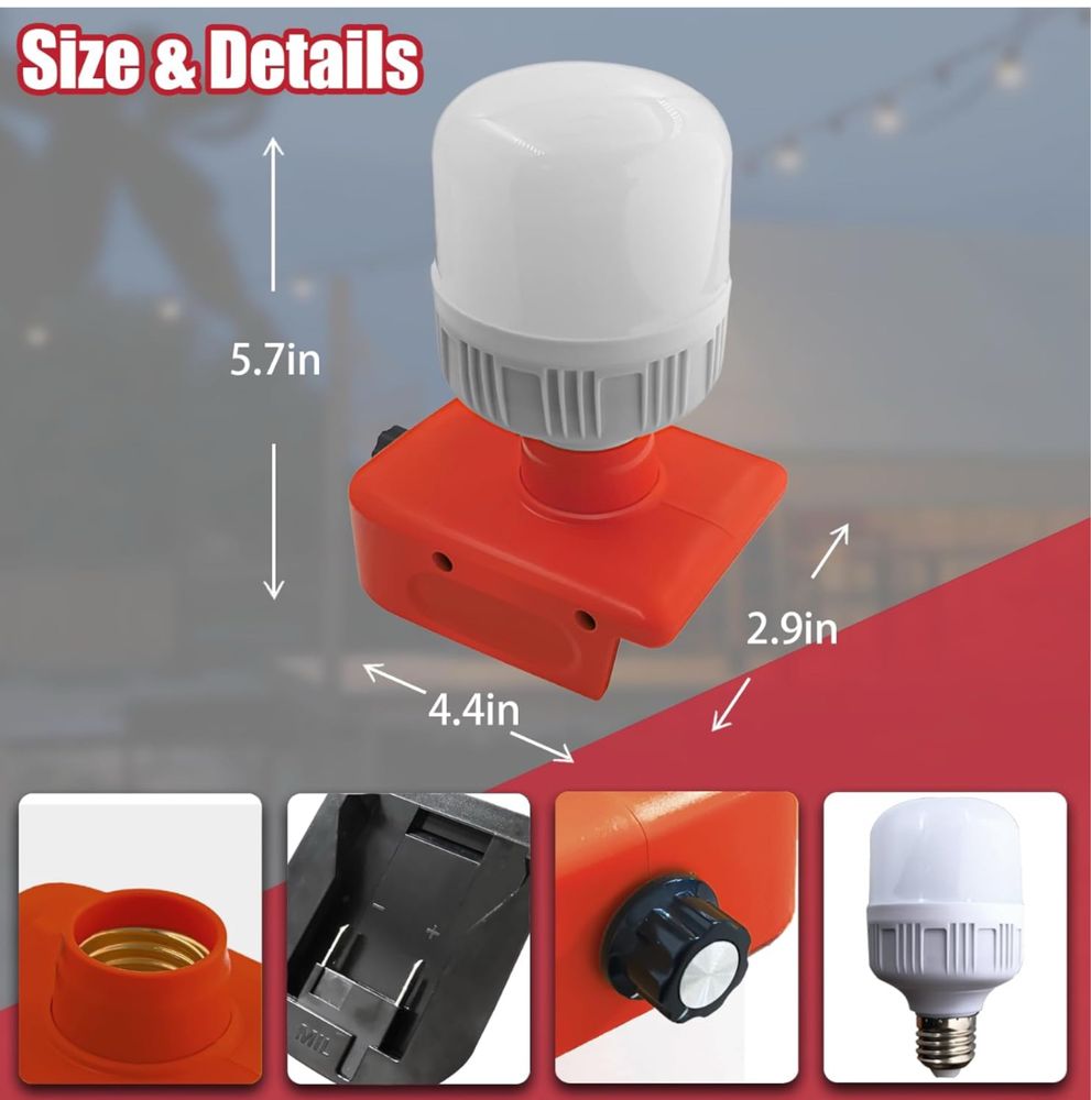 TPDL Lampa akumulatorowa do akumulatora Einhell