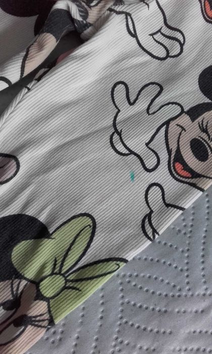 Spodnie Zara 116 Minnie Disney prążkowane dla dziewczynki Kozanów