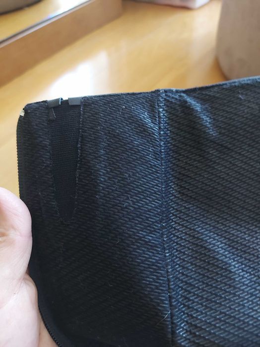 Bota cano alto,pele,preta -nr 36