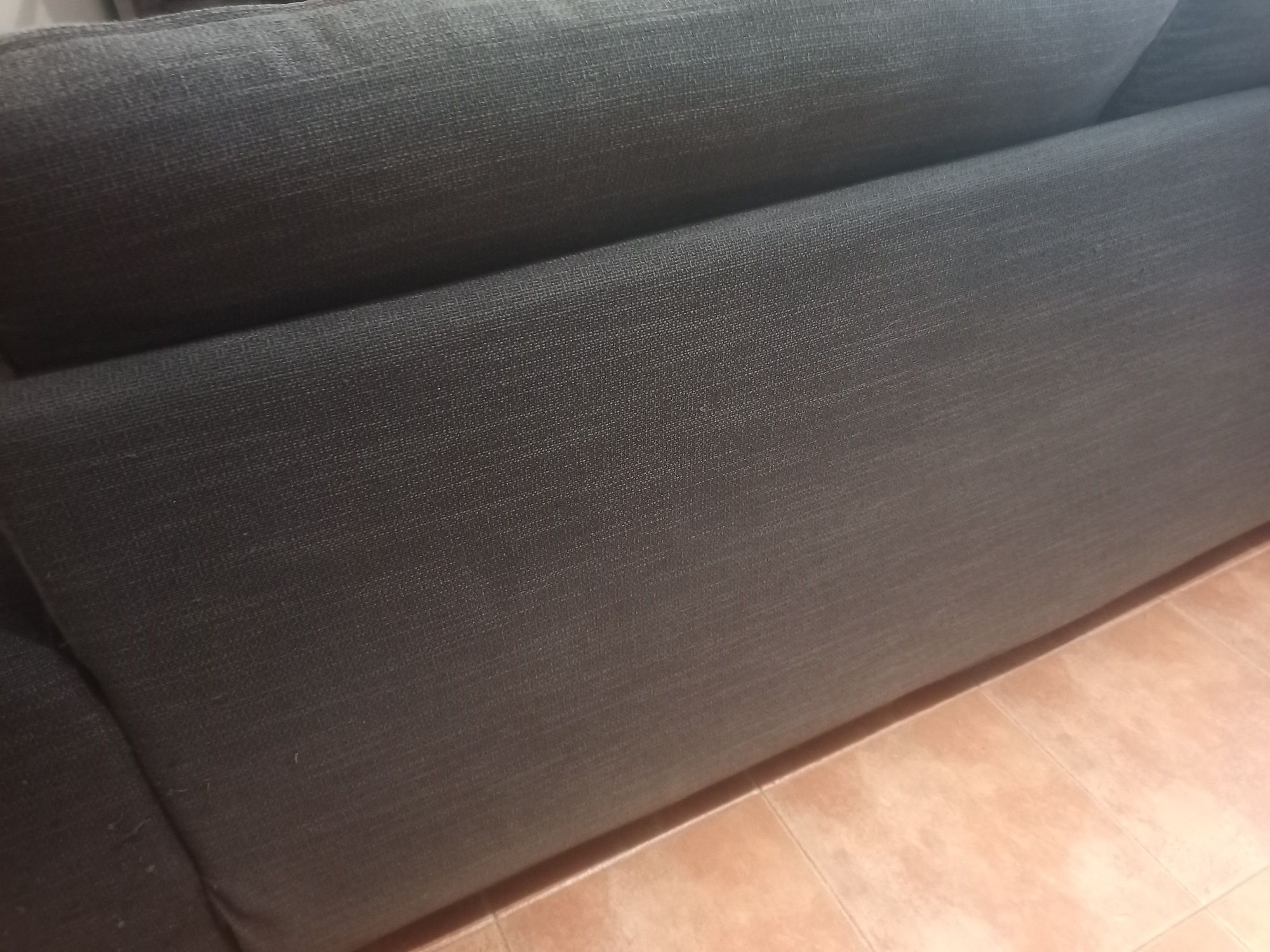 Kivik 3 lugares cinzento