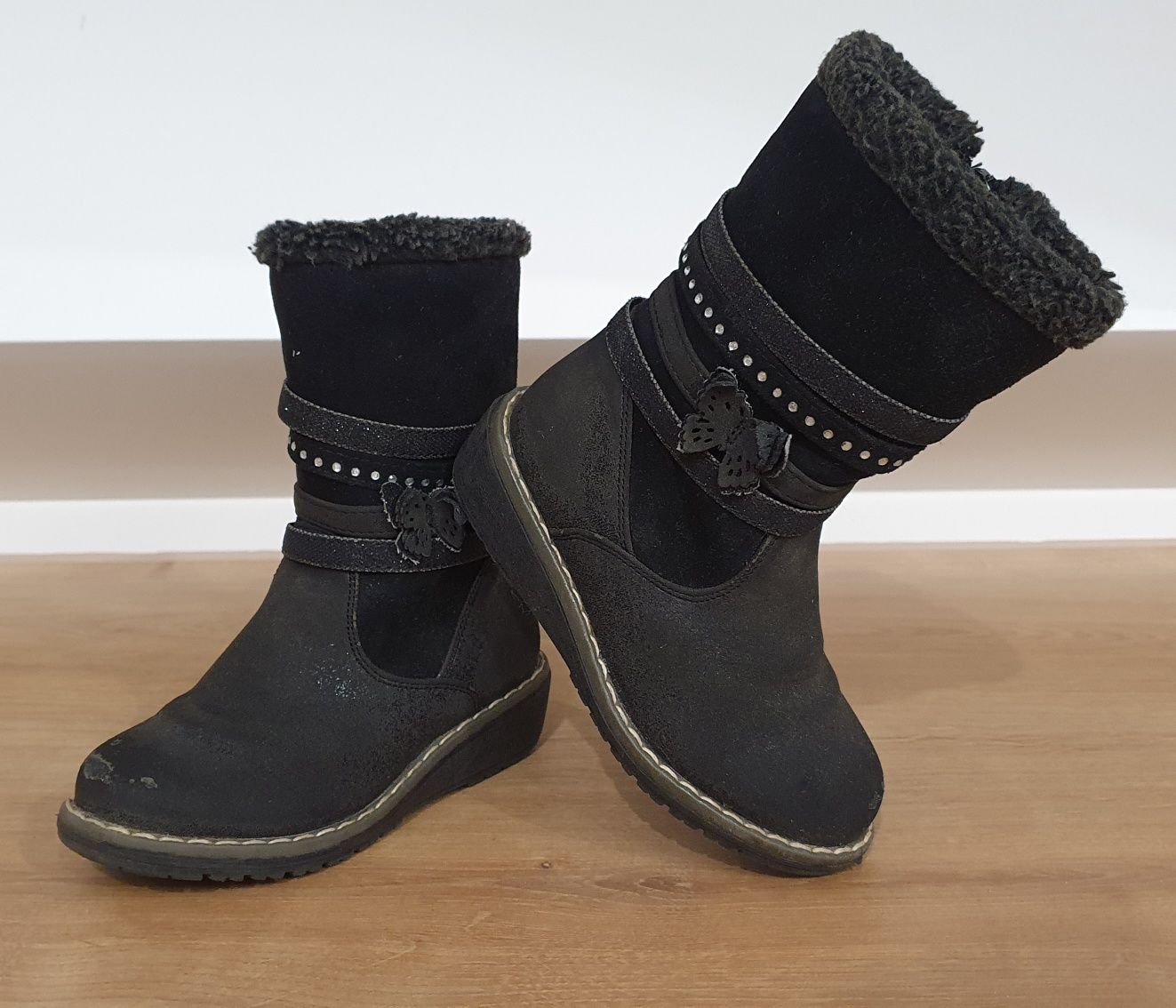 Buty 25 kozaki kozaczki dziewczynka