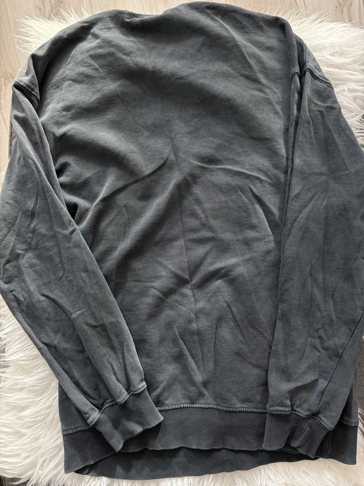 Nirvana Bluza Smiley Face szara H&M rozmiar XS