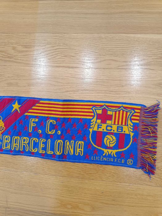 Barcelona cachecol novo e antigo - Z040