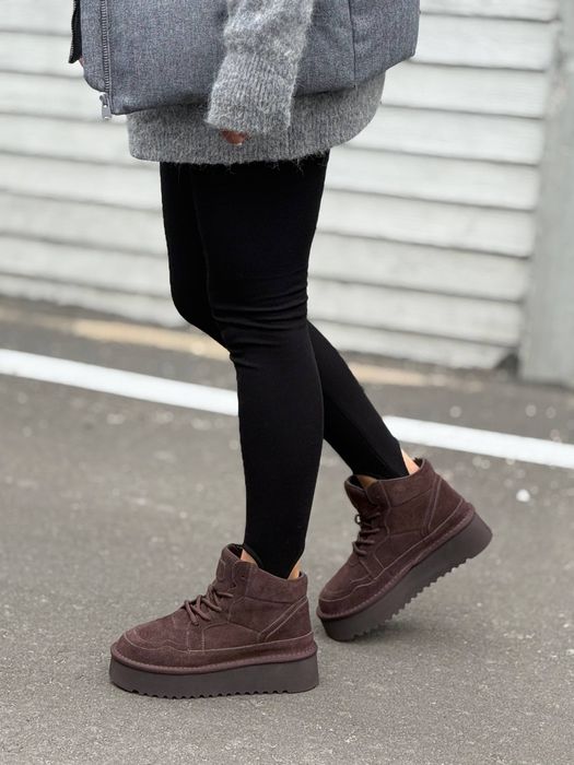 Жіночі зимові черевики з натуральної замші (р.36-41)