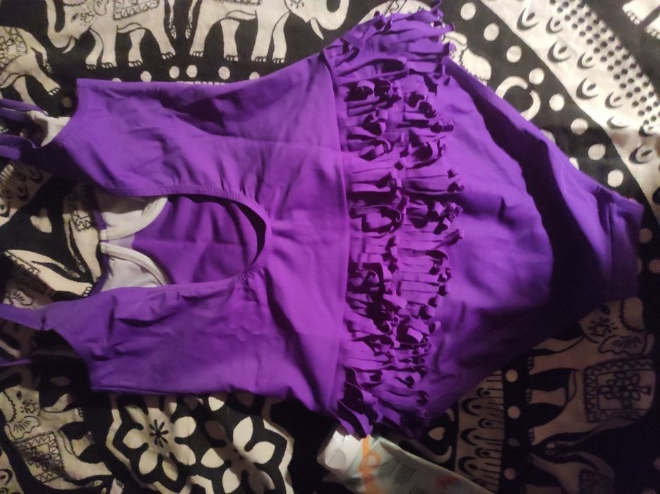 Fato de banho roxo