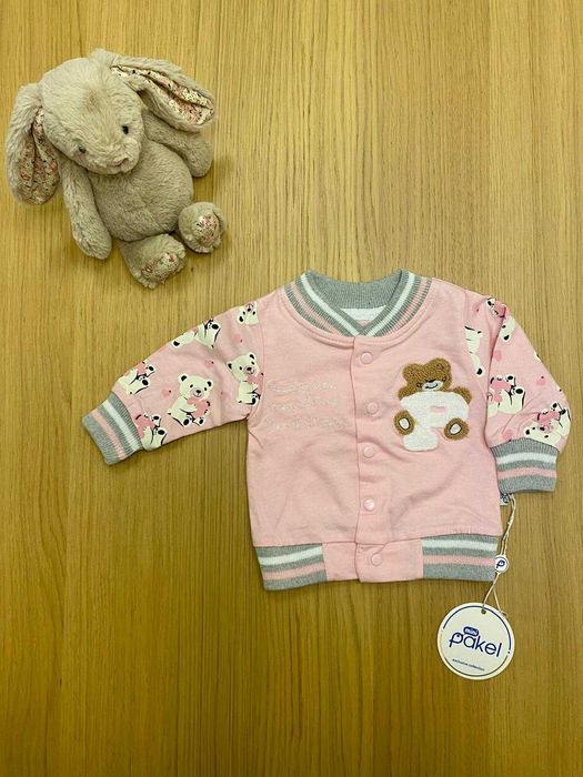 Bluza, mini Pakel, róż, 3-6 msc, rozmiar 62/68