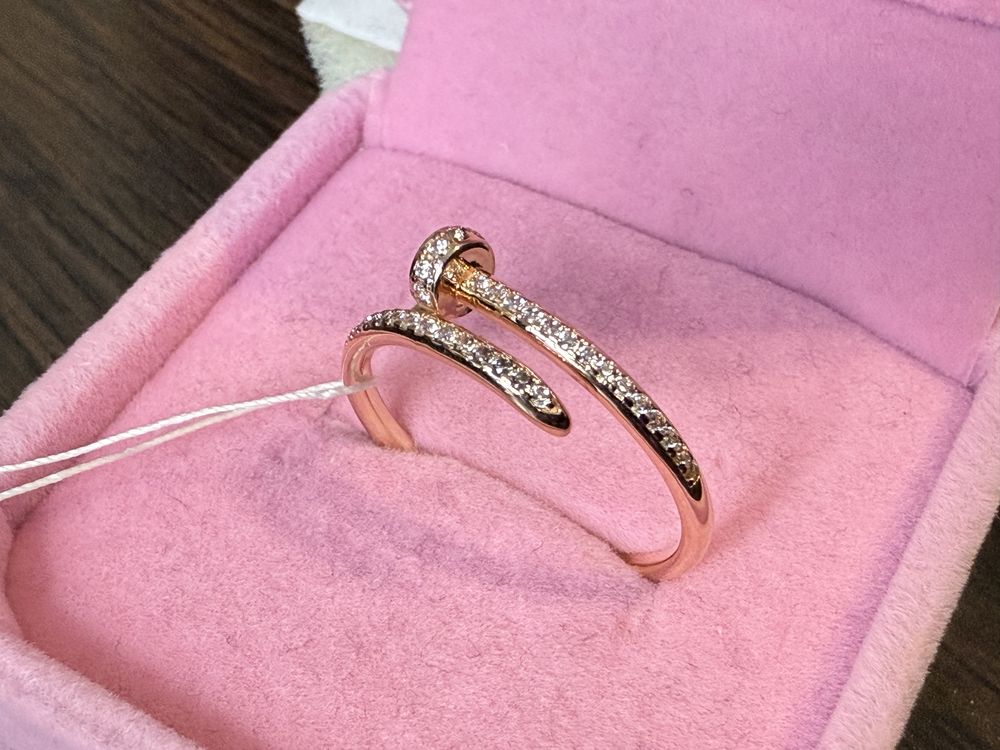 Золотое кольцо Cartier гвоздь 585 проба распродажа