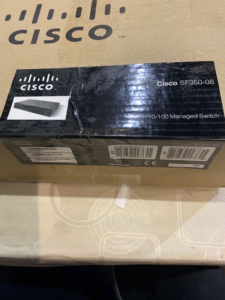 Коммутатор Cisco SF 350-08 3 уровень