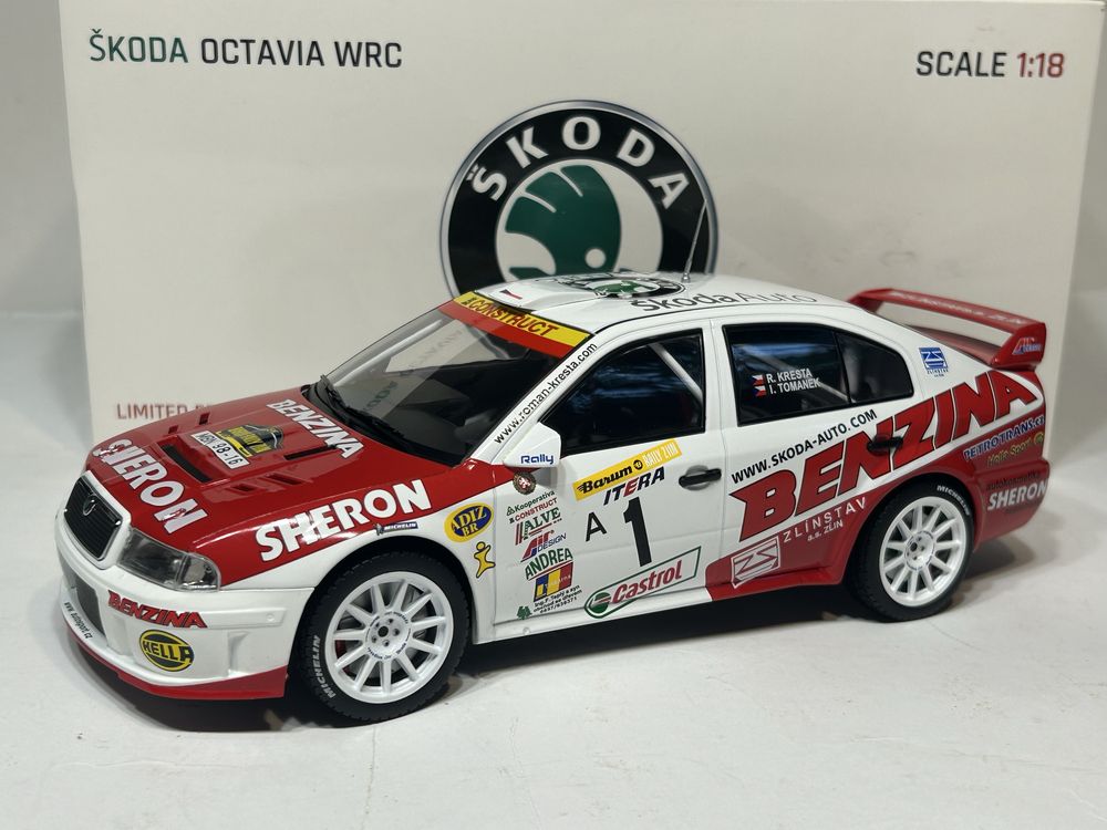 Unikat. Skoda Octavia WRC Foxtoys 1/18