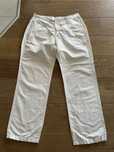 Trussardi biale cienkie spodnie męskie r. 52