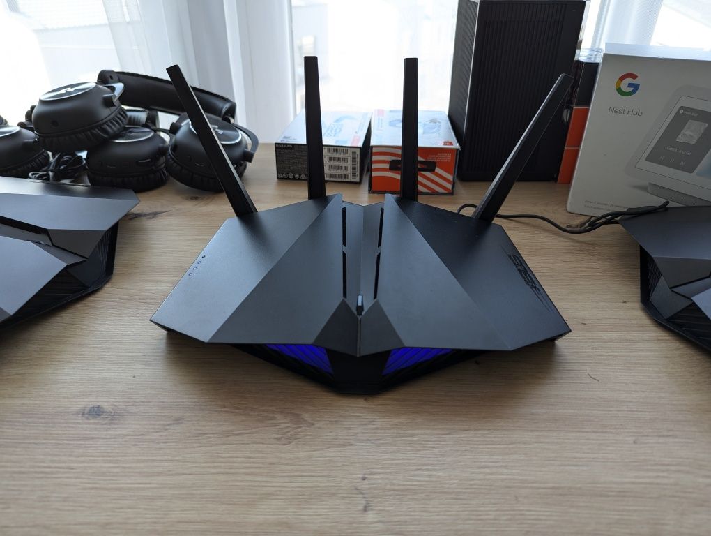 Маршрутизатор роутер ASUS AX82U WAN DSL AX5400 Wifi 6  AIMesh Gaming r
