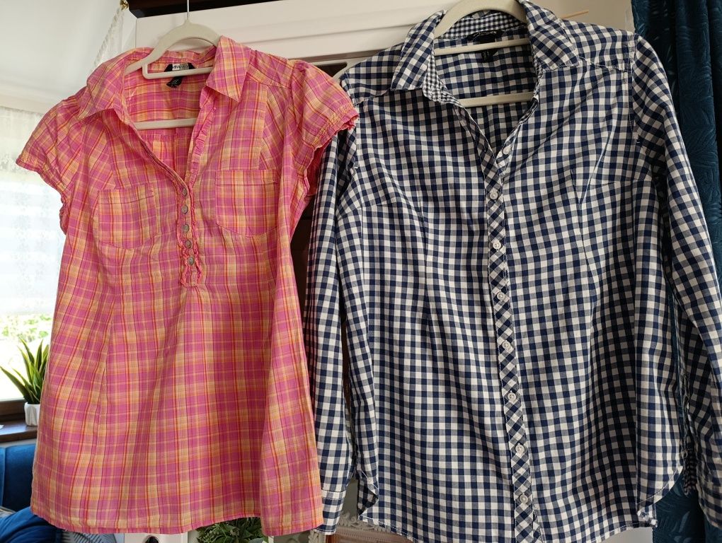 Bluzki, koszule ciążowe r. M  12 szt. H&M mama i inne