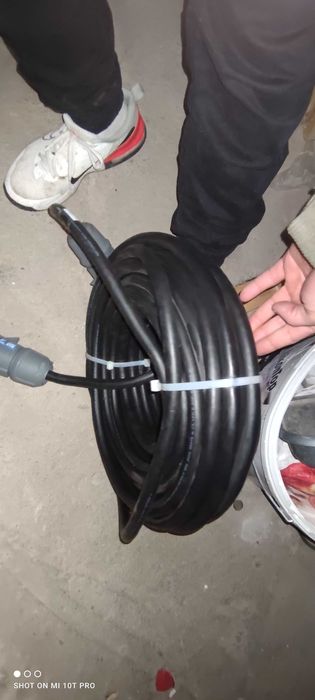 Kabel siłowy 5x6 z wtyczkami 32A