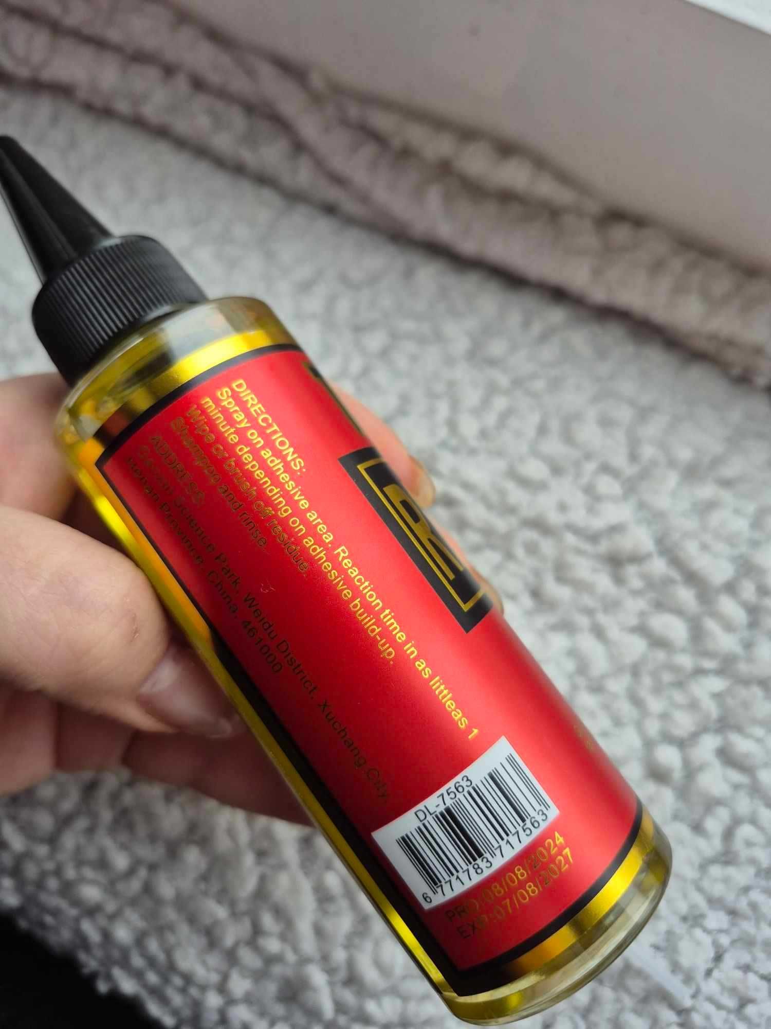 Remover 118ml DUŻY do zdejmowania kleju po perukach, tape on, tupetach