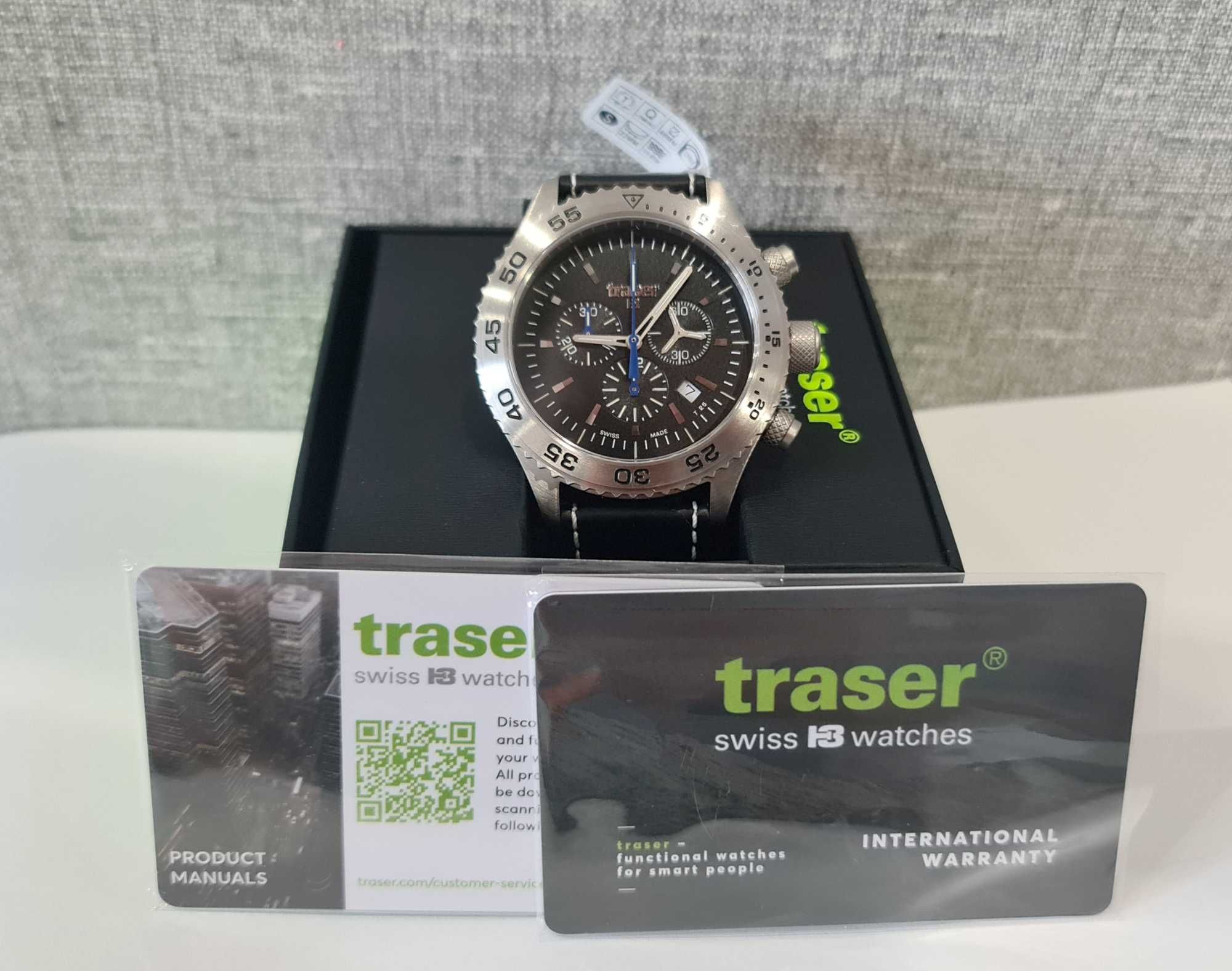 Чоловічий годинник Traser H3 T5 Aurora Tritium Swiss Sapphire новий