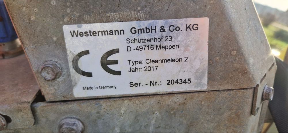 Podgarniacz paszy ślimakowy Westermann CM2 Hydraulika Honda gxv 340