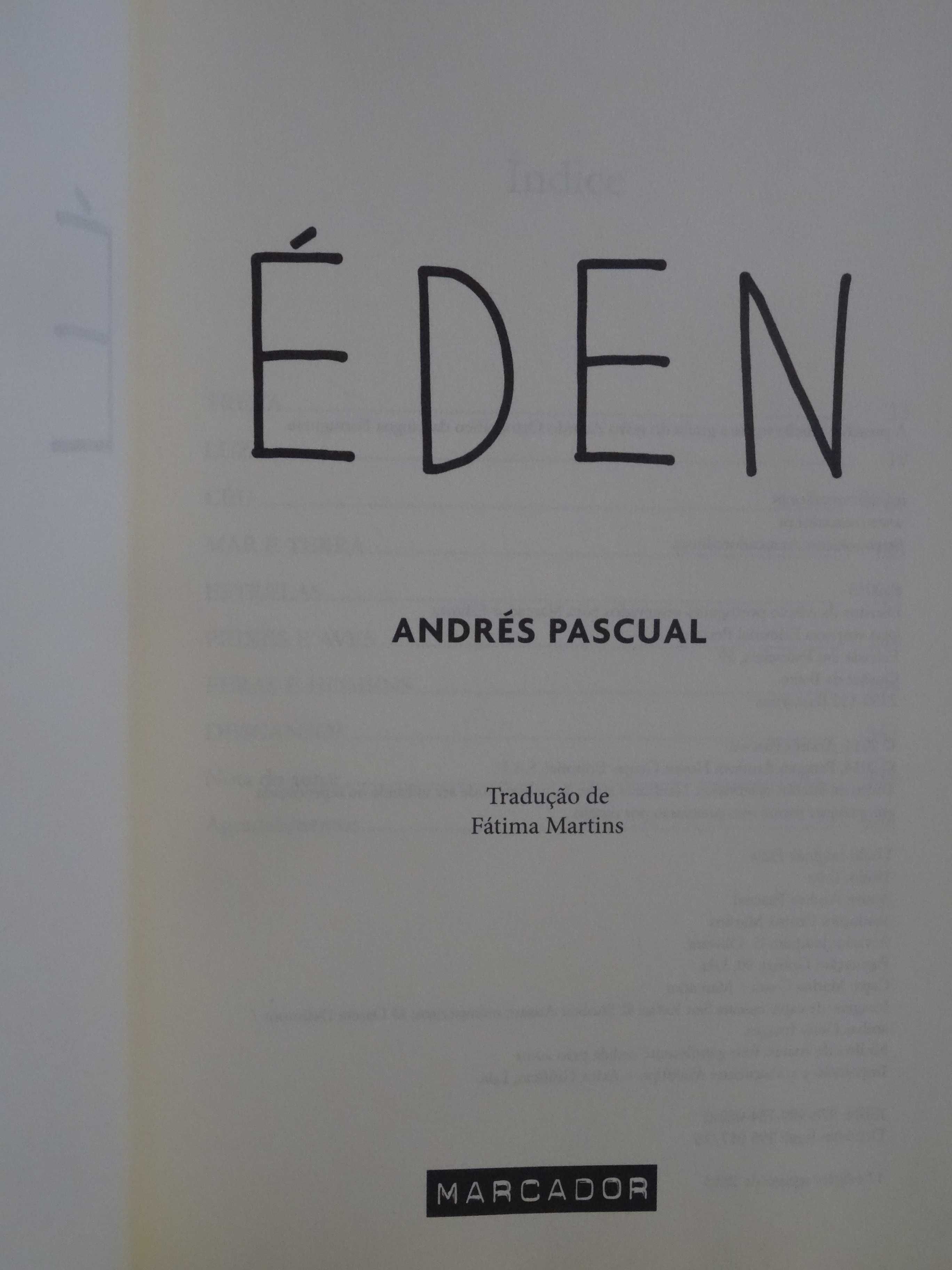 Éden de Andrés Pascual - 1ª Edição