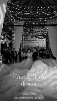 Ciężki dym na pierwszy taniec - Taniec w chmurach na Waszym weselu