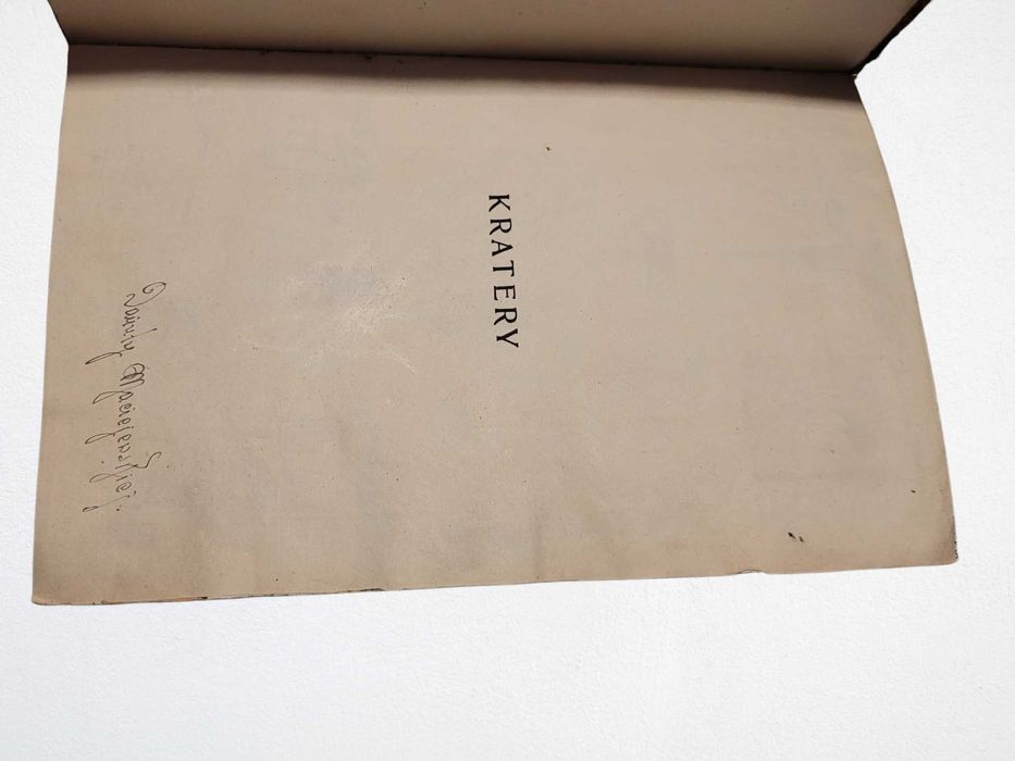 Kratery - Jerzy Hulewicz - 1924 - Książka unikat