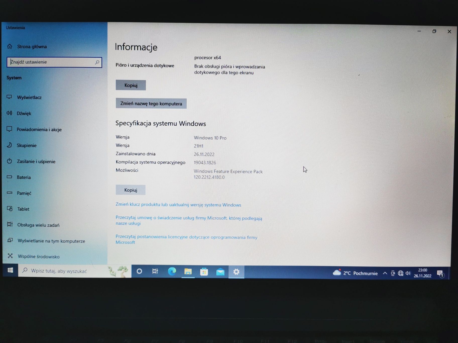 Laptop Lenovo DESKTOP-JD7JHO8