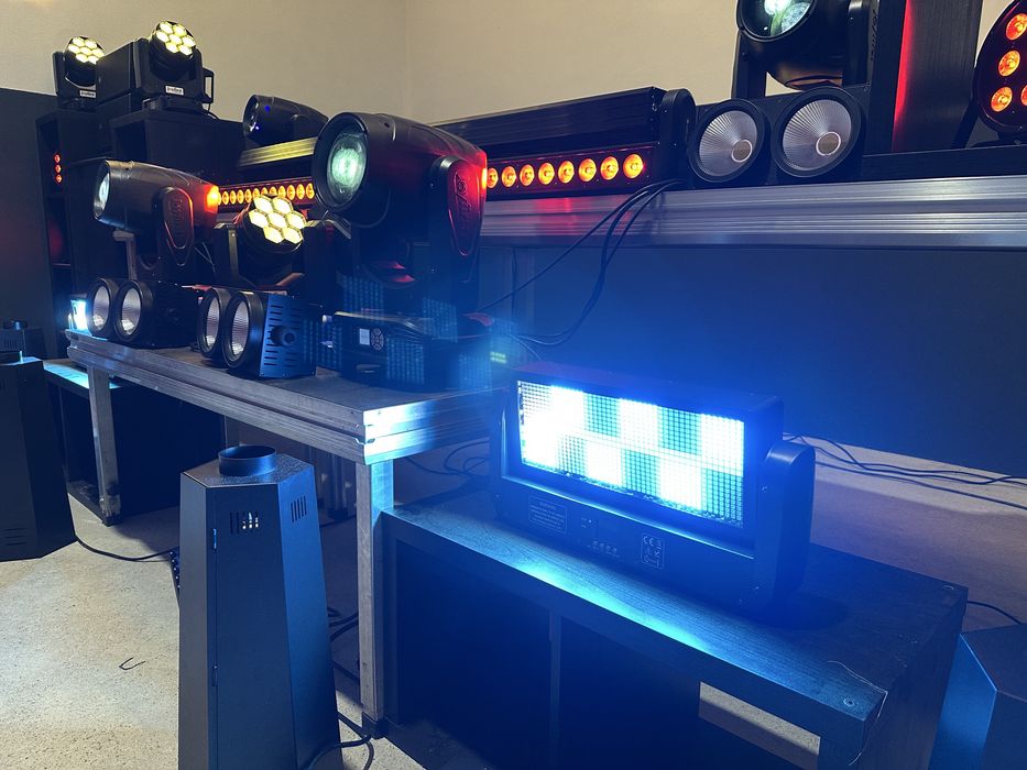 Sistema de Som e Iluminação Profissional Completo