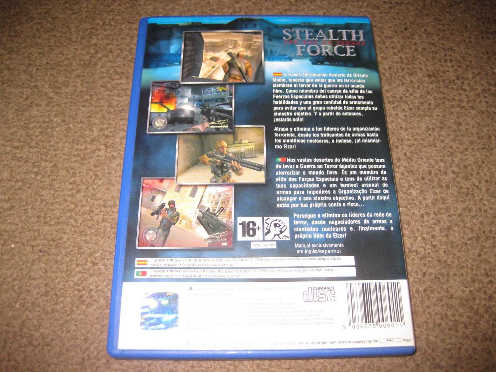 Jogo "Stealth Force: The War On Terror" para PS2/Completo!