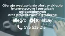 Wystawianie ofert w sklepie internetowym i Allegro/grafika komputerowa