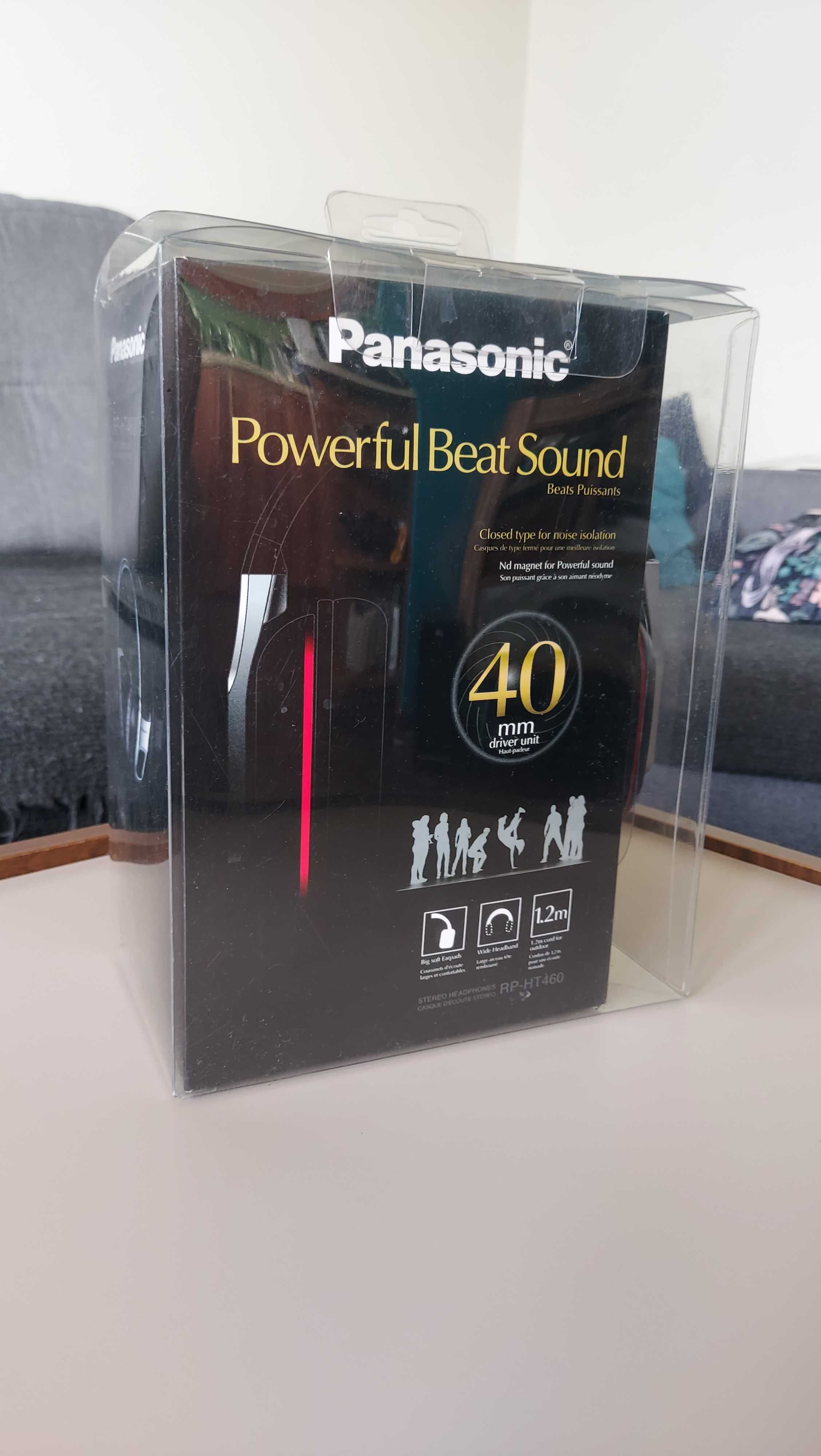 Słuchawki przewodowe Panasonic RP HT-460 - nowe pady