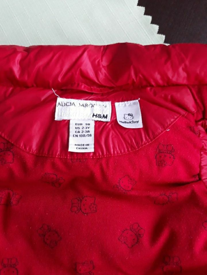 Kamizelka h&m , bezrękawnik hello kitty roz. 98