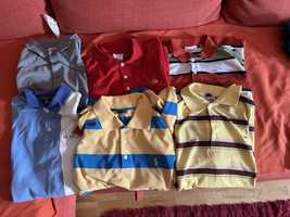 Zestaw 6szt Koszulki Polo Lacoste Polo  Xl