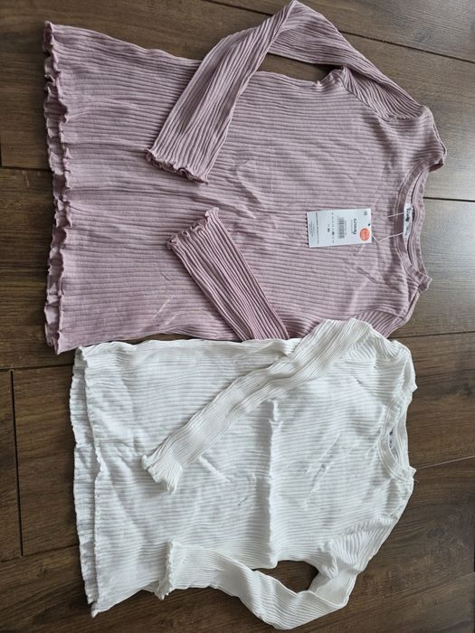 Longsleeve bluzka z długim rękawem 2 szt. Rozmiar 128