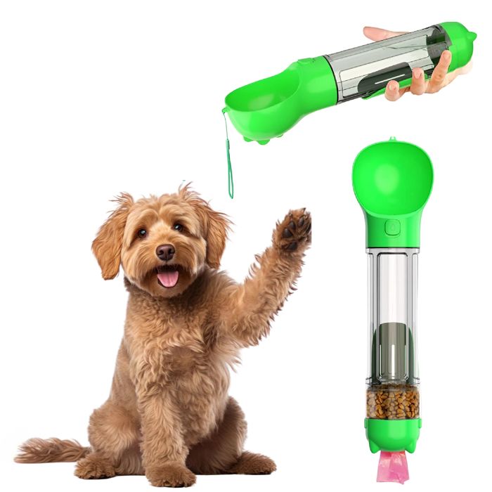 Butelka na Wodę dla Psa Bidon Poidełko Miska Pojemnik na Karmę 500 ml