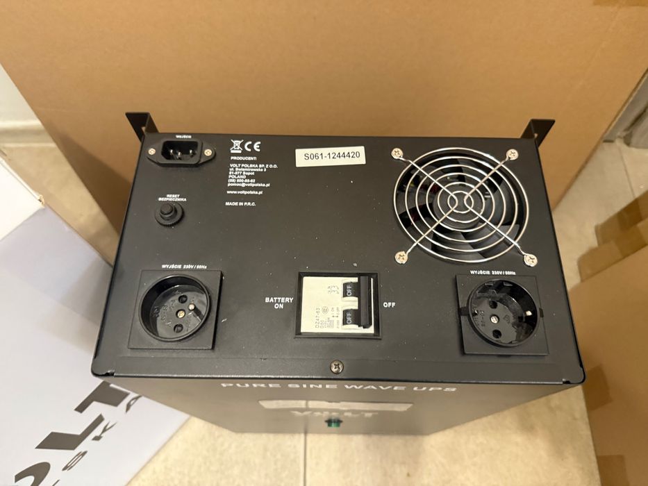 Zasilacz awaryjny Volt UPS 800VA 500W akumulator 55ah nowy Kraków