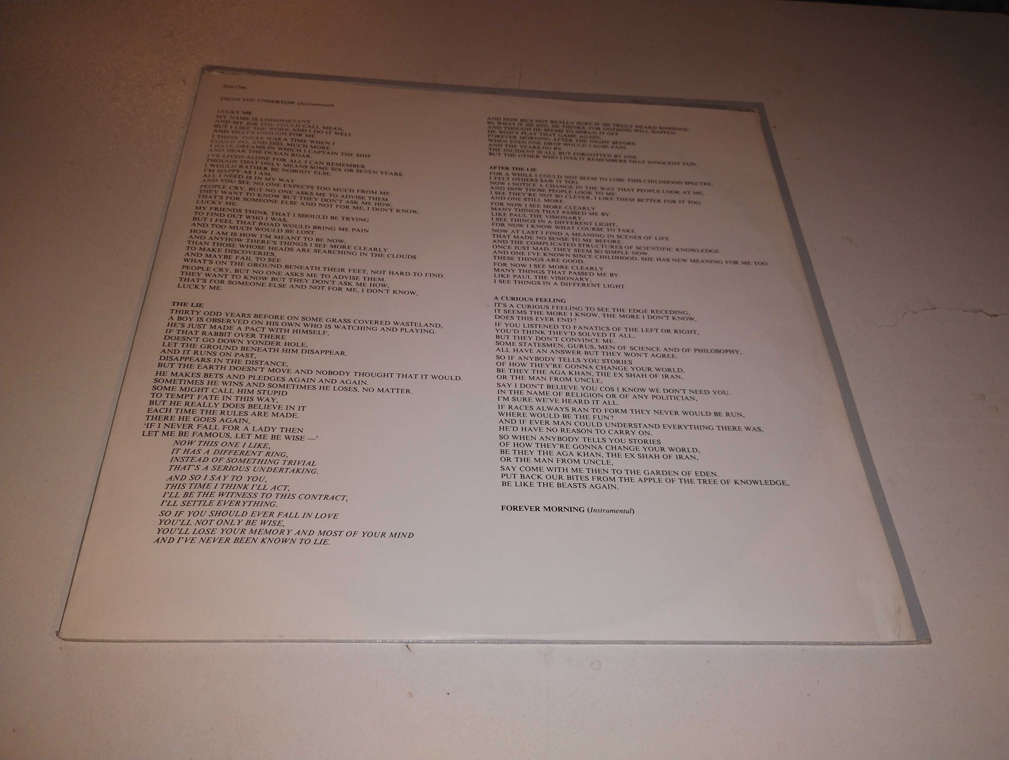Tony Banks A Curious  Feeling  LP