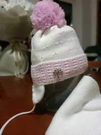 Набор шапочка+шарф зимня шапка і шарф зима