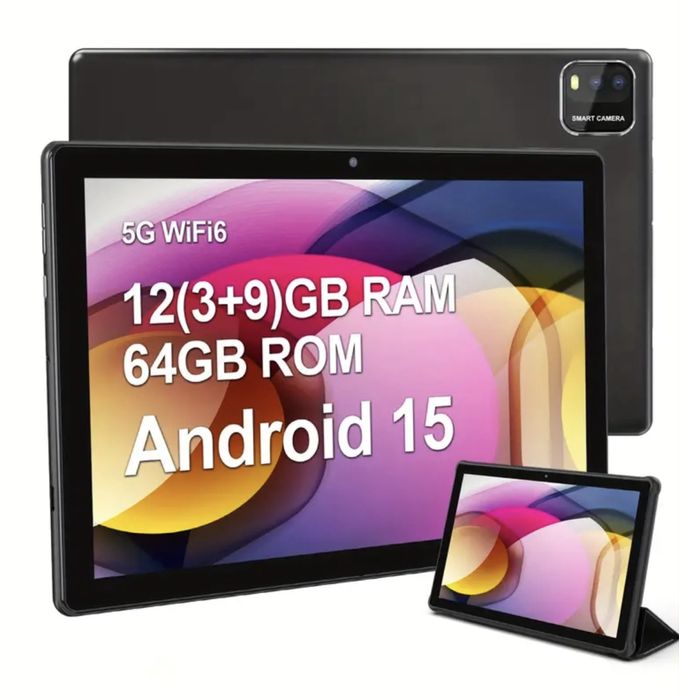 Планшет ANDROID 15 TABLET Память 12/64 Батарея 6000!+ Чехол в Подарок!