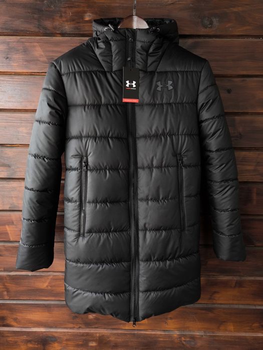 Мужская зимняя удлиненная куртка парка Under armour