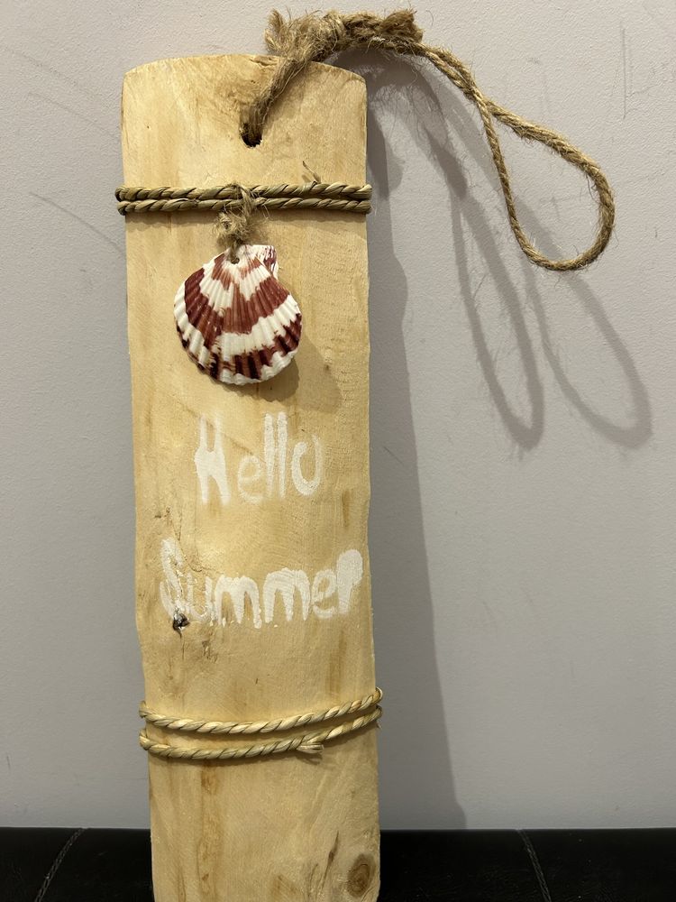 Tabliczka z drzewa dryftowego Hello Summer nr.7712