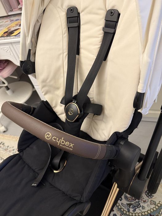Дитячий візочок Cybex e-priam off white
