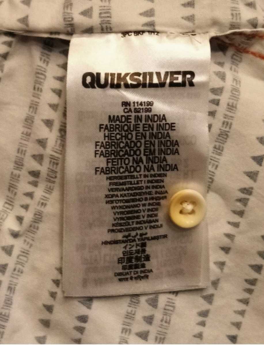 R) QUIKSILVER męska koszula krótki rękaw Roz.