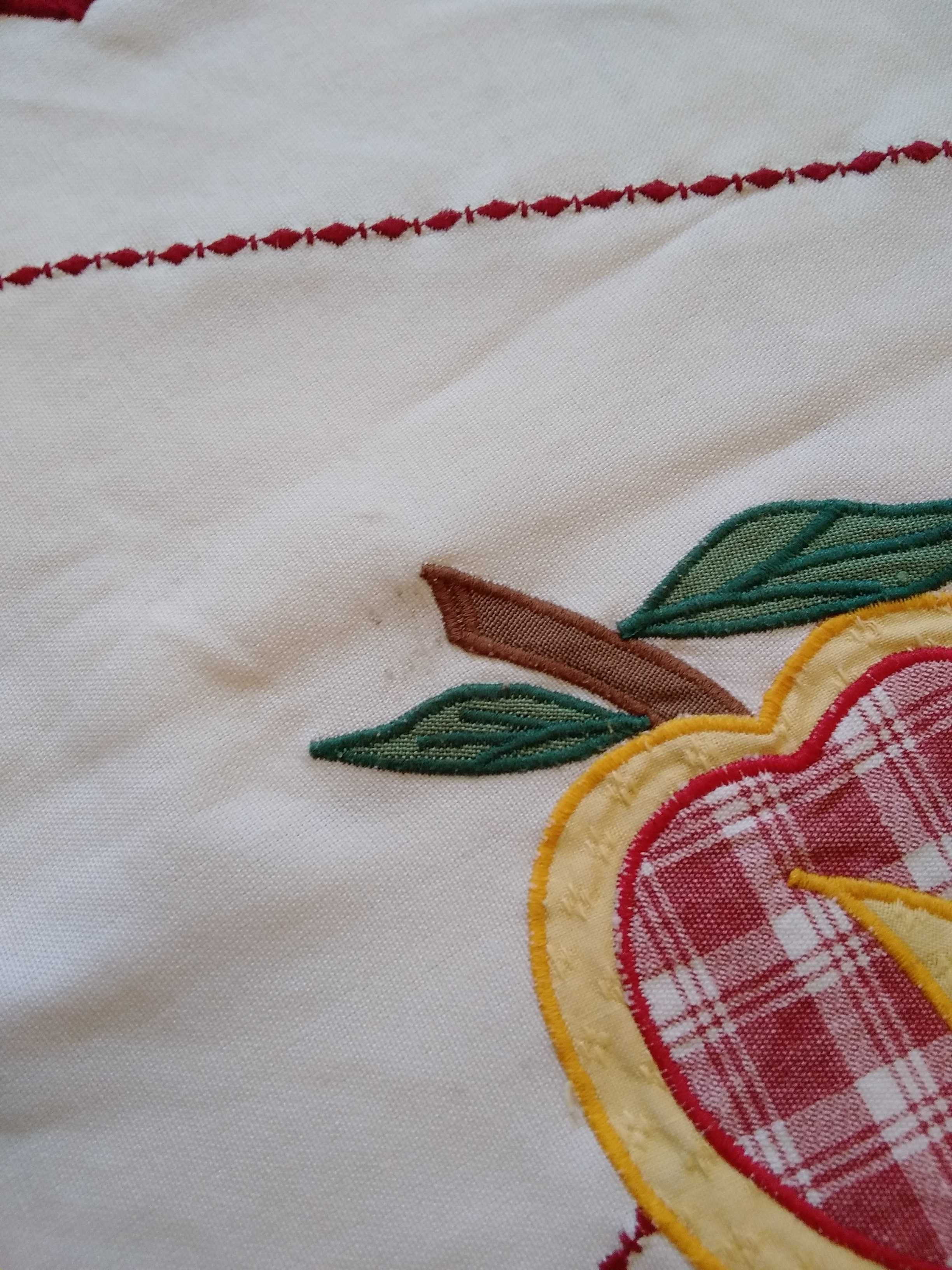 Conjunto 6 naperons cozinha tema Maças