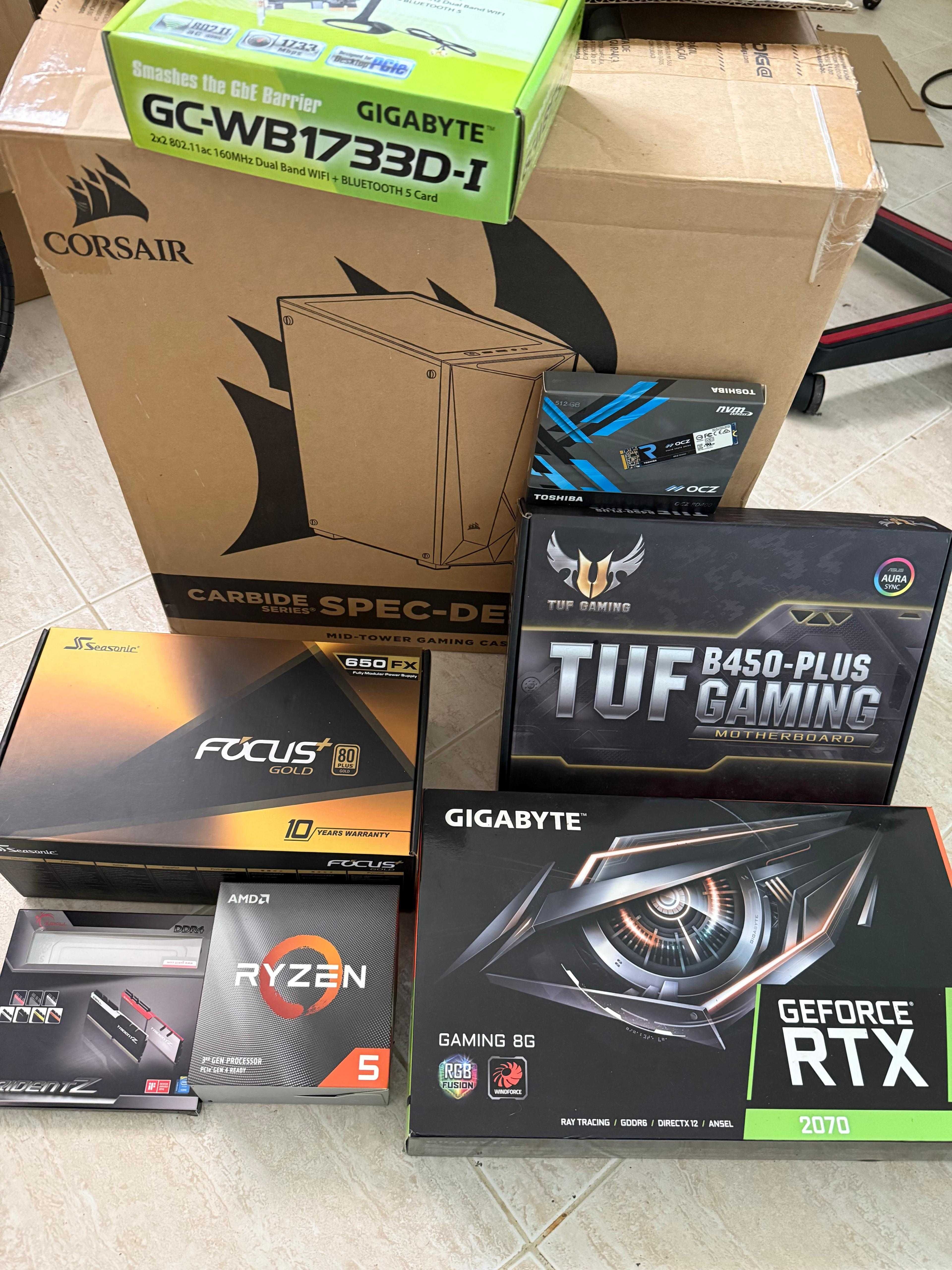 PC Gaming completo | RTX 2070 + Ryzen 5 | Excelente preço/qualidade!